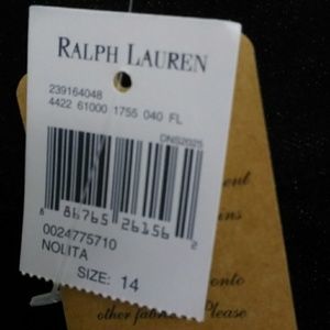 Ralph Lauren straight denim skirt NWT size 14